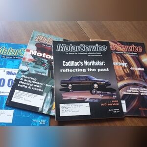 Bundle Of 4 MotorService Magazine Collection 1999-2000